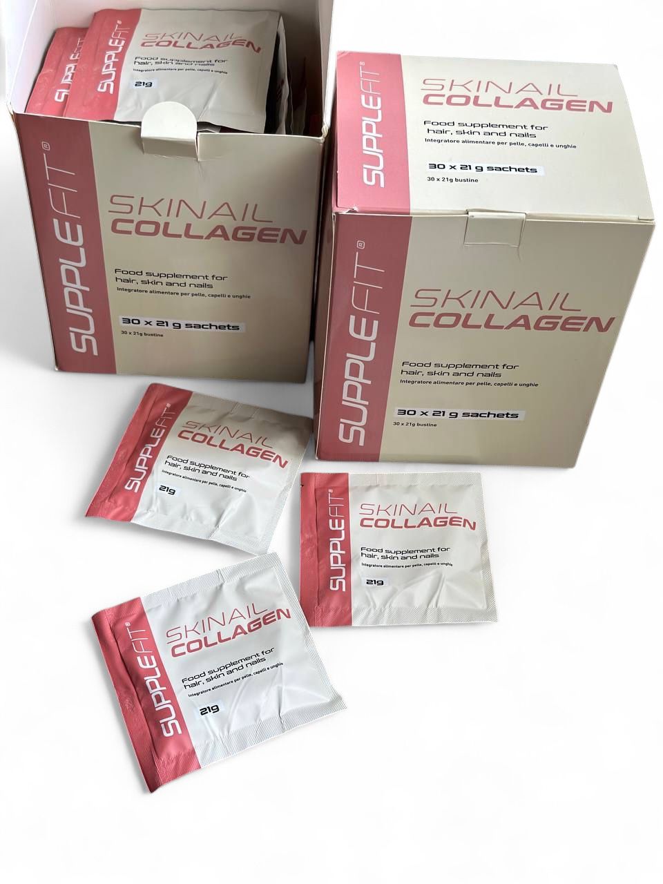 Complément alimentaire Skinail Collagène pour une peau lisse, des cheveux forts et des ongles solides
