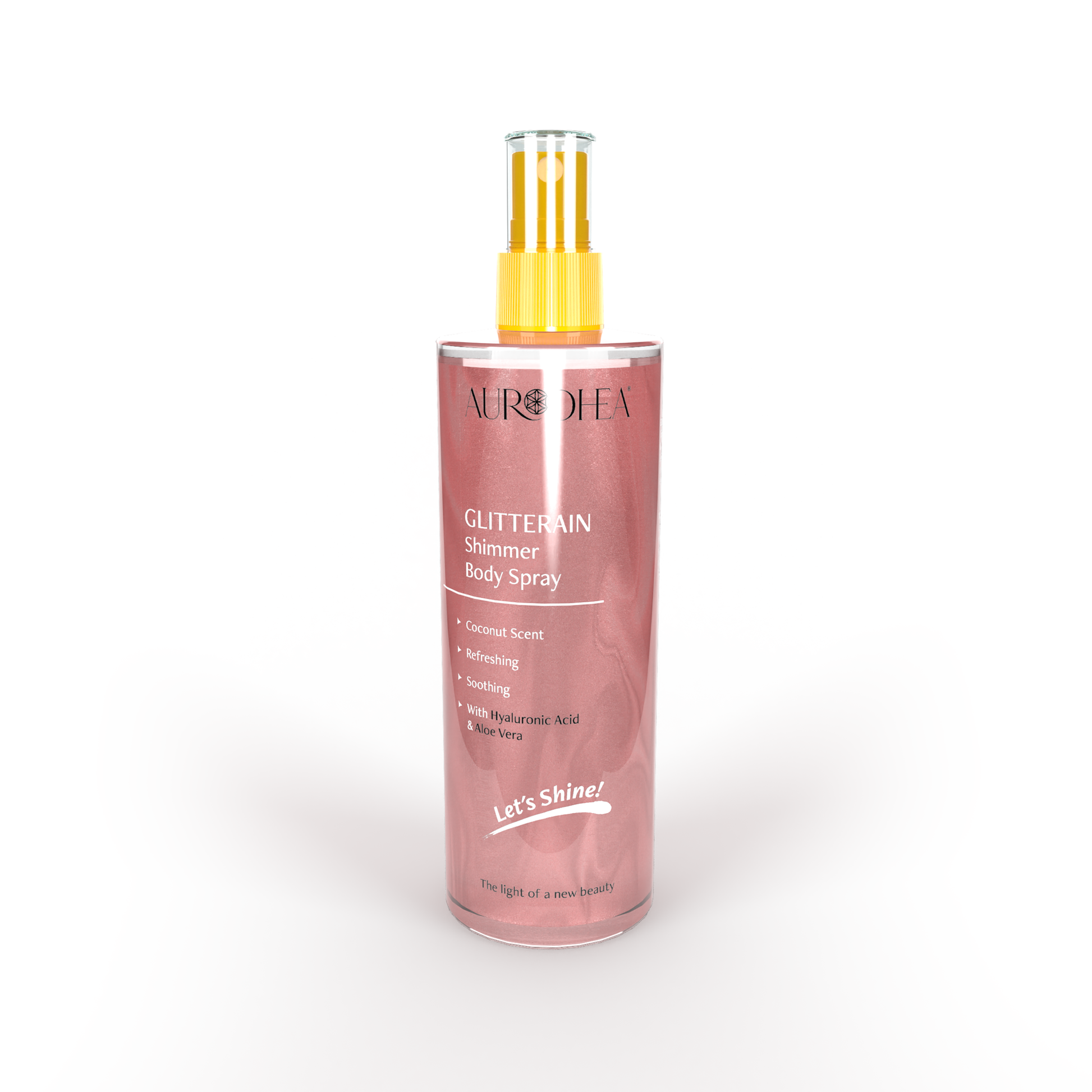 Spray Brume Corporelle Scintillante Dorée "GLITTER" - Main Product Image