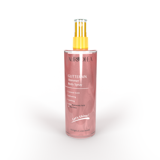 Spray Brume Corporelle Scintillante Dorée "GLITTER" - Main Product Image